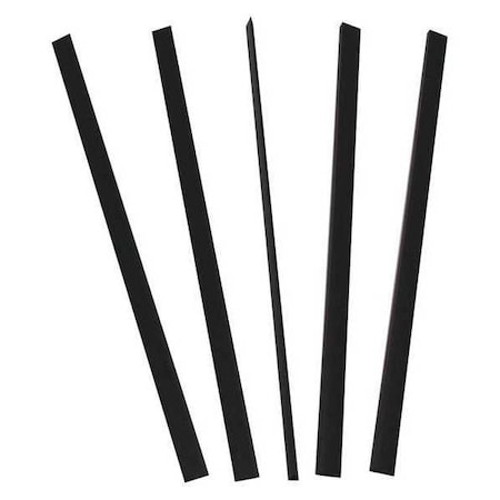 C-Line Products 11 x 1/8" Binding Bars, Black, PK100 34551