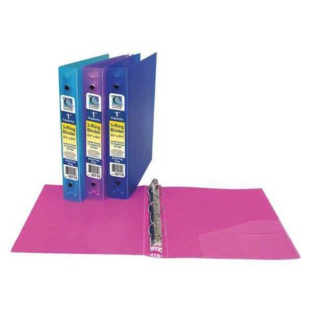 C-Line Products 1" 3-Ring Mini Binder 30710BNDL6EA