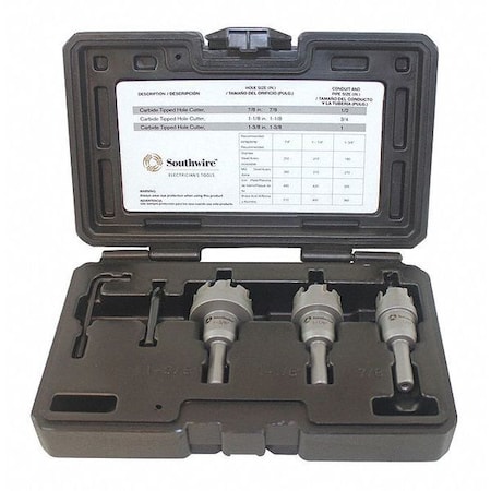 Southwire Carbide Bit, Kit 4 pcs. 58295140