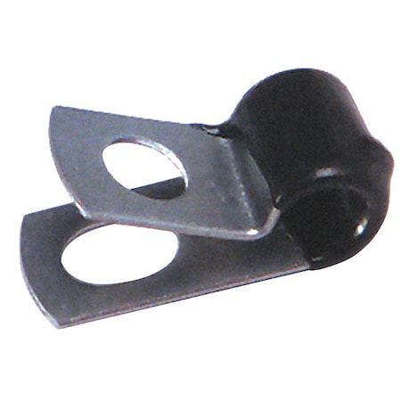 Grote Vinyl Insul. Steel Clamps, 1/4", PK100 83-7007