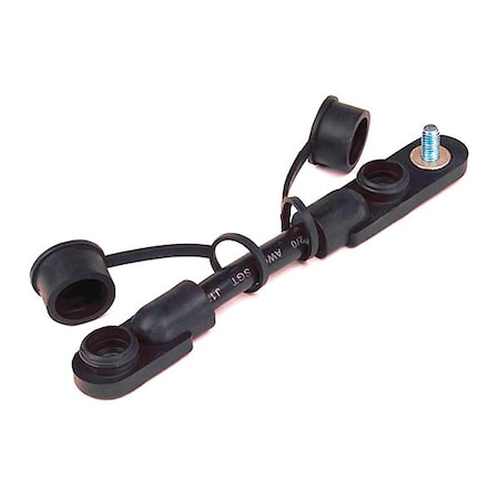 Grote Battery Cables, 2/0 Ga, 7", Black 84-9582