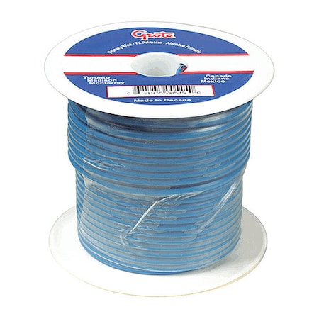 Grote Primary Wire, GPT, 10 AWG, Copper, Blue, PVC Jacket, Stranded 87-5010