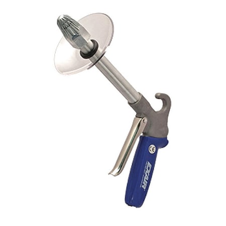 Exair Safety Air Gun, 60 CFM, 6" Ext, Shield, Body Material: Cast Aluminum 1260-6-CS