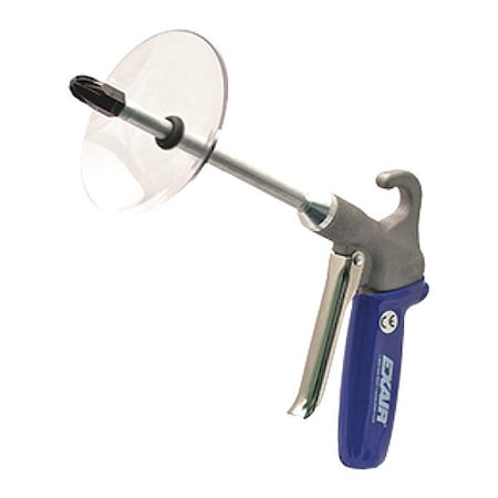 Exair Safety Air Gun, 10 CFM, 6" Ext, Shield, Outlet Size: 1/8" NPT 1299-PEEK-6-CS
