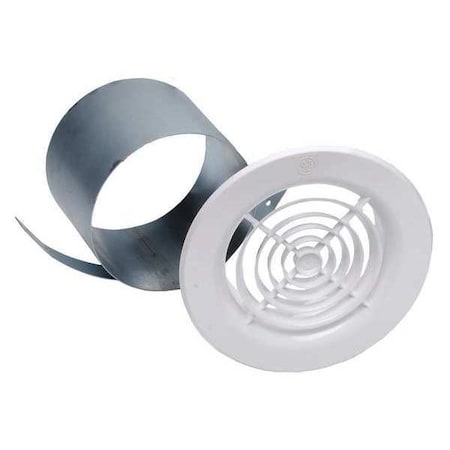 Soler & Palau Fixed Plastic Grill, w/Steel Collar, 6" PG-150