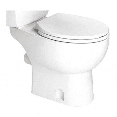 Saniflo Toilet Bowl, Floor Mount, Round, White 083