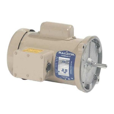 Baldor-Reliance General Purpose Farm Duty Motor, Capacitor-Start/Run, 3/4 HP, 115/230V AC, 1,725 Nameplate RPM ANFL3507M