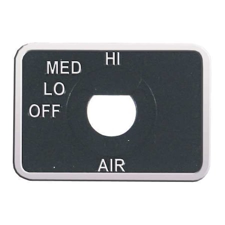 Maradyne Switch Plate, 2"x12/32" 1660-1