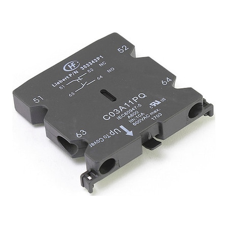 Liebert Switch, Auxiliary Contactor 303342P1S