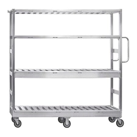 New Age Industrial Flat Shelf Utility Cart, 800 lb Load Capacity, 79-1/4" L, 20-1/2" W, 72-3/4" H 99867