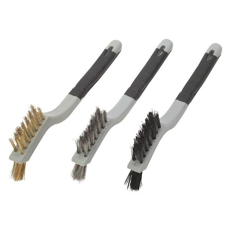 Warner Mini Wire Brush Set, 3 pcs., 12PK 10481