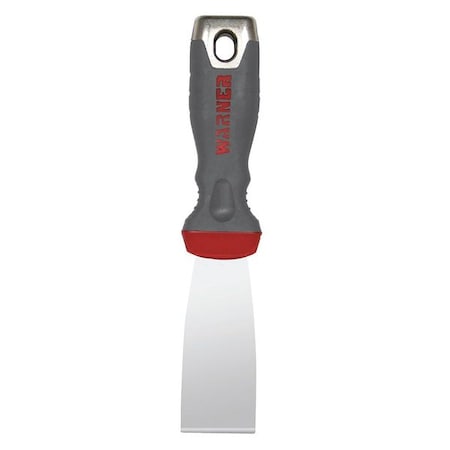 WARNER Putty Knife, Stiff, SS, 1-1/2" , Blade Material: Stainless steel 90661