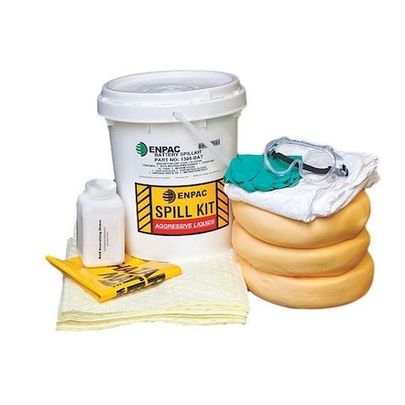 Enpac Battery Acid Spill Kit, 5 gal., 13x13x17" 1305-BAT