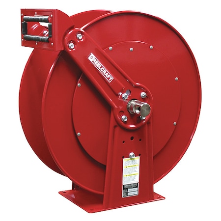 Reelcraft Spring Return Hose Reel, 3/4" Hose Diameter, 50 ft. Length, 500 psi Max. Pressure, Red 83000 OLP