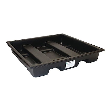 Enpac Cross-Contain Pallet, Sump Only, 4 Drum 5394-BK-SUMP