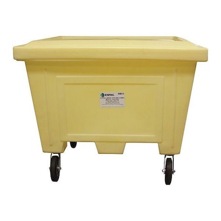 Enpac Tote with Wheels Kit 47-1/4 in W, 42 in H, Yellow 1531-YE