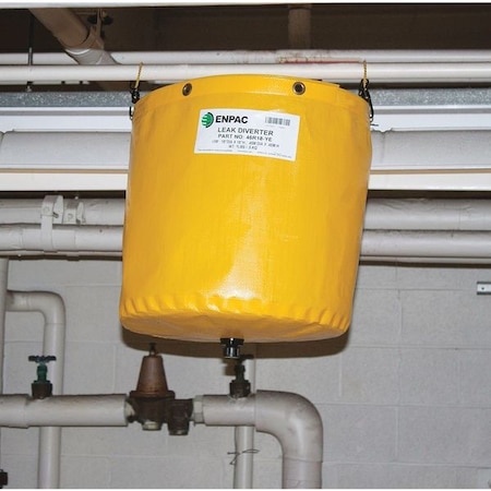 Enpac Drip Dam, Leak Diverter, Round, 18" Lx18" W 46R18-YE