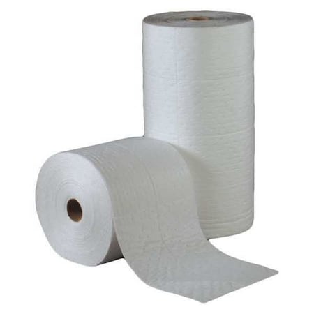 Enpac Sorbent Roll, Oil, 15 in x 150 ft, White ENP ORB30150