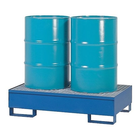 Enpac SteelPal Spill Pallet, 2, Drum, 54x34x14" 9002-BU