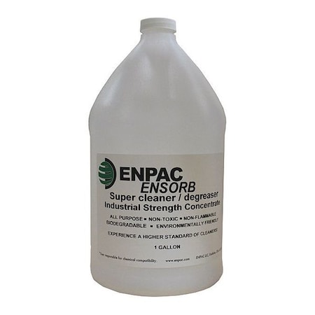 Enpac Cleaner/Degreaser, 1 Gal Jug, Liquid, Clear, 4 PK ENP D312CS
