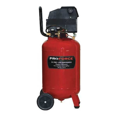 Proforce Veritcal Air Compressor, 20 gal., 125 psi VLF1582019