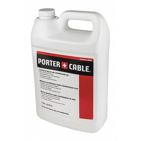 Porter-Cable Synthetic Blend Air Compressor Oil, 1gal. PXCM018-0080