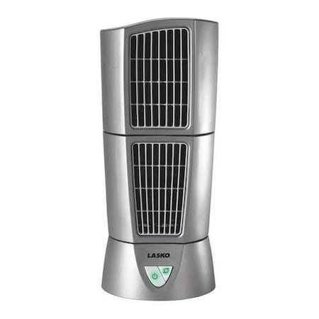 Lasko 6" Blade Dia Table Tower Fan 14", 3 Speeds, Gray, Carry Handle, Fan, Fused Safety Plug 4910