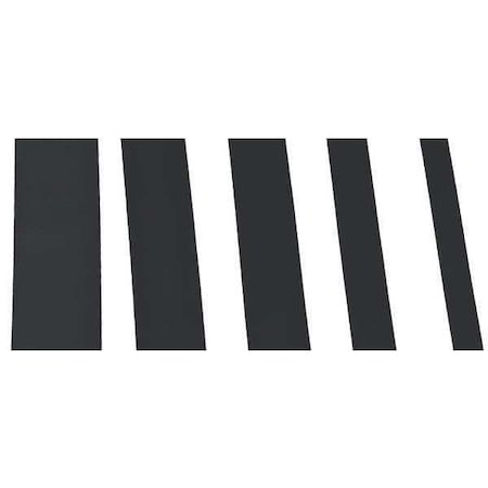 All Gear Chafe Guard, Nylon, 50ft, Blk, 1/2"Ins Dia AGCS12ID-50