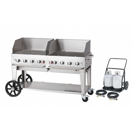 Crown Verity Cart Grill Wind Guard Package, LP, 60" MCC-60WGP