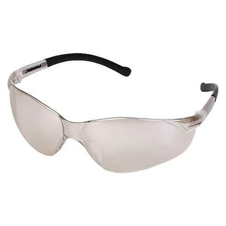 Deltaplus INHIBITOR, Safety Glasses, Anti-Scratch, Indoor/Outdoor Mirror Lens, Clear Frame, Frameless 17971