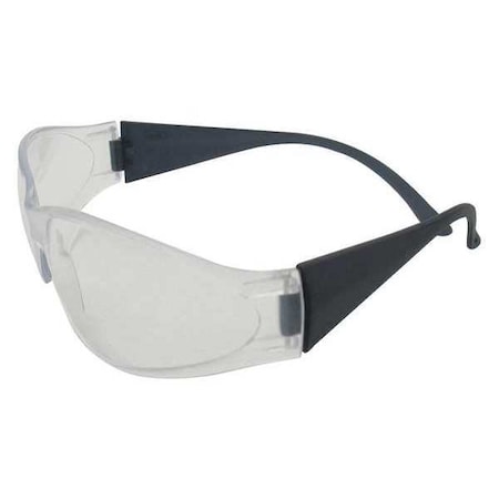 Deltaplus Boas, Safety Glasses, Anti-Scratch, Clear Lens, Gray Frame 15281