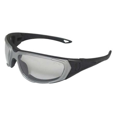 Deltaplus Safety Glasses, Anti-Fog, Clear Lens, Gray Frame 18000