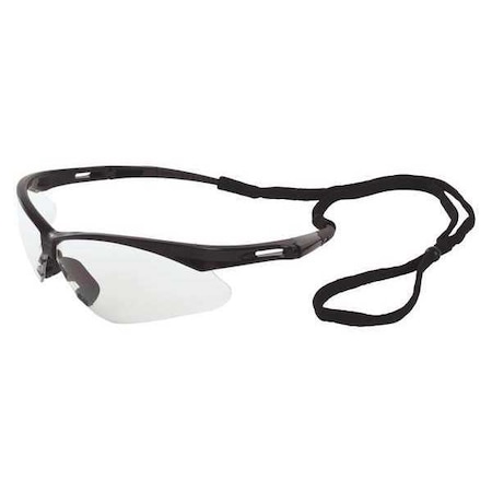 Deltaplus Octane, Safety Glasses, Anti-Fog & Anti-Scratch, Clear Lens, Black Frame WEL15325BKCLAF