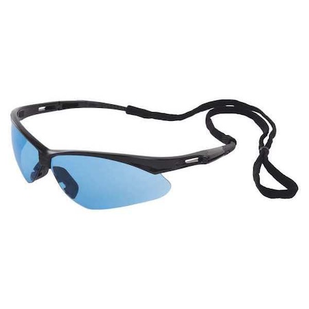 Deltaplus Octane, Safety Glasses, Anti-Scratch, Light Blue Lens, Black Frame 15329