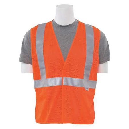 Deltaplus Vest, Hi-Viz, Orange, Class 2, XL 14520