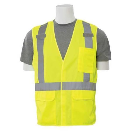 Deltaplus Vest, Tricot, Break-Away, Hi-Viz, Lime, 2XL 61393