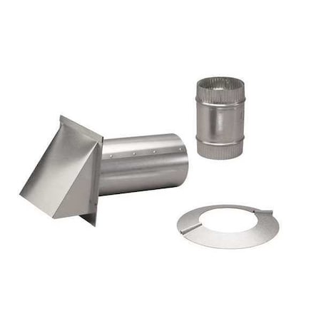 Broan-Nutone Pressure Relief Damper, Wall Cap, 6" BD6