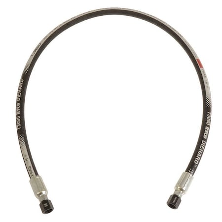 Ryco Hose, 3/8"x24", 3100 psi, FemalexFemale Jic T3006D-024-20402040-0909