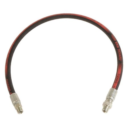 Ryco Hose, 3/8" x 96", 5100 psi, Male Style Npt T5006D-096-20902320-0606