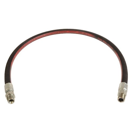 Ryco Hose, 1/2" x 48", 5100 psi, Male Style Npt T5008D-048-20902320-0808