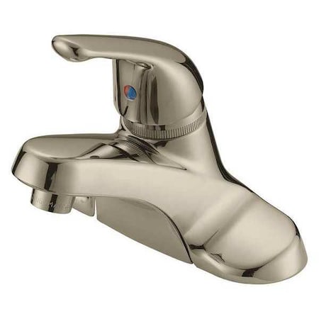 B & K Faucet, Lavatory 1Lever Handl Bn Brpop Up PK6 222-341