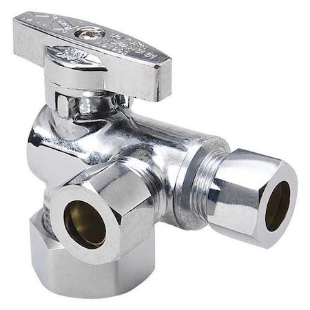 Proline Series Compression Stop Valve 5/8x3/8x3/8 Od PK10 194-322HC