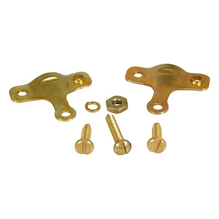 Anderson Power Products Bolt-On Cable Clamp, Metal, Silver 5905-BK