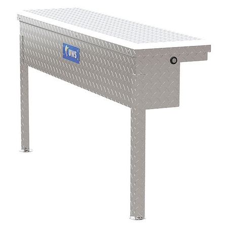 Uws 48" Low Profile Side Mount Truck Tool Box, Aluminum EC30201