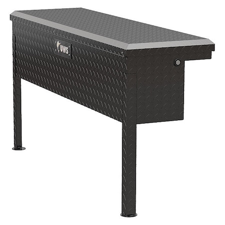 Uws Trck Sde Tool Box, Low, 48", TBSM-48-LP-BLK TBSM-48-LP-BLK