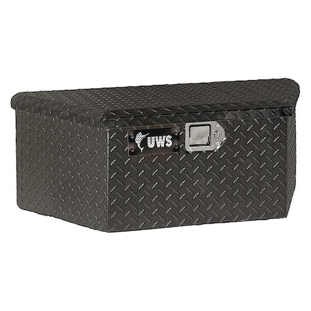 Uws Trailer Tongue Box, 34", TBV-34-LP-BLK TBV-34-LP-BLK