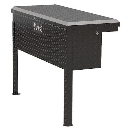 Uws 36" Low Profile Side Mount Truck Tool Box, Black, Width: 14-3/8" EC30362
