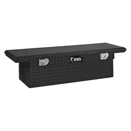 Uws Crssovr Truck Tool Box, 58", TBS-58-LP-BLK TBS-58-LP-BLK