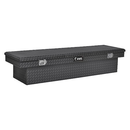 Uws Crossover Truck Tool Box, 63", TBS-63-BLK TBS-63-BLK