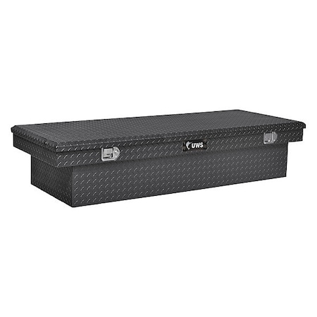 Uws Crossover Trck Tool Box, 72", TBS-72-LBTA-BLK TBS-72-LBTA-BLK